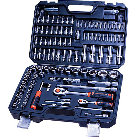 "Set scule Set of tools socket / drive: 1/2 1/4"" number of tools: 113 szt." PROFITOOL 0X2M131BC113