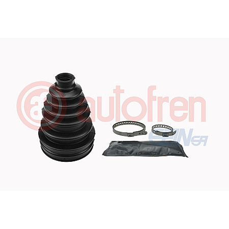 Ansamblu burduf, articulatie planetara Burduf cauciuc cap planetara exterior fi: 22/81 lungime130 MERCEDES A W168 A W169 B SPORTS TOURER W245 C T-MODEL S203 C T-MODEL S204 C W202 0.4-Electric 01.60- AUTOFREN SEINSA D8-000E