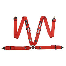 Centura de siguranta Interior accessories 4-point 3-inch belts colour: red fIA Certification RRS RRS0001CZE/2023