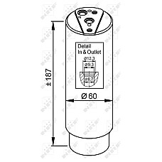Uscator,aer conditionat Air conditioning drier HONDA ACCORD IV LEXUS ES MITSUBISHI ECLIPSE I PAJERO II SPACE SPACE RUNNER SUZUKI CAPPUCCINO SAMURAI TOYOTA 4 RUNNER II CAMRY CELICA 0.7-4.2D 08.83-12.04 NRF NRF 33327