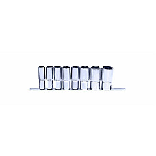 "Set chei tubulare Sockets set 8 pcs socket / drive: 1/2"" long profile: 6-point 17 19 21 22 24 27 30 32 packaging: bar" PROFITOOL 0X23178MR08