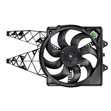 Ventilator, radiator Ventilator radiator cu carcasa  ABARTH GRANDE PUNTO FIAT PUNTO EVO 1.3D/1.4 07.07-02.12 DENSO DER09094