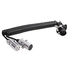 &quot;Cablu infasurat Sirma electrica spiralata poliuretan lungime de lucru 45m lungime maxima 52m priza cu fire &quot;&quot;N&quot;&quot; si &quot;&quot;S&quot;&quot; 15/7/7 24 V 9 pini activi&quot; TRUCKLIGHT AD-1