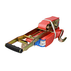 Chinga fixare Transporting belt 8m/75+05m ERGO2 rated voltage power Stf: 550daN strength: 2500/5000daN with a a ratchet CARGOPARTS PK08M-01-5T-LH/2