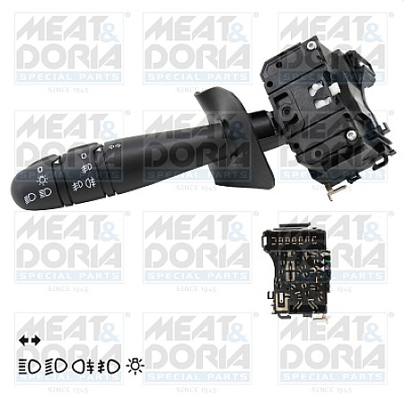 Comutator coloana directie Combined switch under the steering wheel RENAULT CLIO II 09.98- MEAT &amp; DORIA MD231666
