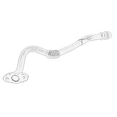 Conducta ulei, incarcare Teava de ulei a turbocompresorului NISSAN NV400 OPEL MOVANO B RENAULT ALASKAN MASTER III 2.3D 02.10- OE RENAULT 15 19 895 05R