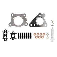 Set montaj, turbocompresor Turbocharger assembly kit with gaskets NISSAN PRIMASTAR OPEL MOVANO A VIVARO A RENAULT MASTER II TRAFIC II 2.5D 10.03- ELRING EL453830