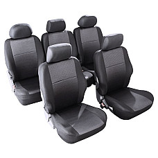 Husa scaun Seat covers size: MONO neagra front/rear CUSTO POL CUST 243370
