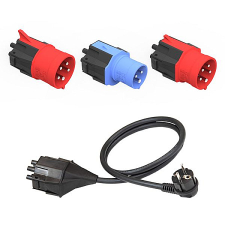 Accesorii pentru incarcator ca, vehicul electric AC charger adapter set NRGkick Smart Attachment Set Select phases quantity: 3 22kW colour: neagra/blue/red Smart Attachment with power adapters NRGkick Smart Attachment Set Select DINITECH . NRG20001051