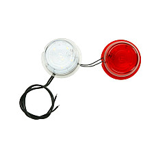 Ansamblu lumini, bec parcare/pozitie Clearance light elements insert 12/24V for lamps W74.1 and W74.2 red red/white lampshade white WAS 545BC/II W74.1/2