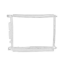 Deflector de aer, radiator ulei Air flow control module DACIA LOGAN II SANDERO II 10.12- OE RENAULT 21 55 962 07R