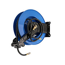 Furtun de aer comprimat Reel with a pressure hose AIRPRESS polyurethane maximum pressure: 20bar inner diameter: 10mm length: 15m with fast couplers AIRPRESS 46599