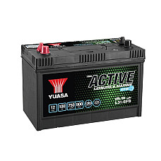 Acumulator Pornire Baterie YUASA 12V 100Ah 750A Active Leisure &amp;amp Marine EFB L+ terminal standard filetat 330x173x240 B00 deep cycle efb L31 EFB