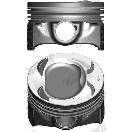 Piston 77 +0.50 AUDI A1 SEAT ALHAMBRA IBIZA IV IBIZA IV SC IBIZA IV ST SKODA FABIA II VW BEETLE CC B7 EOS GOLF PLUS V GOLF V GOLF VI JETTA III JETTA IV 1.4/1.4CNG 11.05- NURAL 87-433907-10