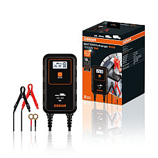 Aparat de incarcat bateria de acumulatori Battery charger charging voltage: 12/24 V OSRAM charging current: 8A power supply: 230V battery type: AGM/Li-Ion/VRLA with lighting of the area behind the car OSRAM OSR OEBCS908