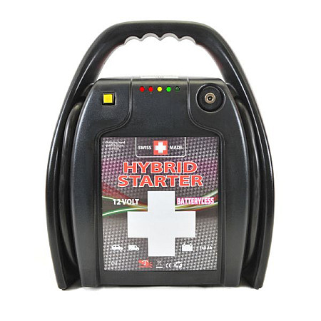 "Roboti de pornire ""BOOSTER"" Dispozitiv de pornire fara baterii model: C10 tensiune: 12V cCA: 1400A curent de pornire maxim: 8000A ultraCapacitor greutate: 4 kg Aparatul asigura cel putin 10.000 de utilizari 