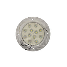 Iluminare interior Interior lighting lamp 24V surface height 19mm diameter 190mm 12 diodes TRUCKLIGHT IL-UN010