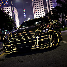 2 x Sticker Reflectorizant "OUTLINE DECO", culoare GALBEN, dimensiune 1cm x 8m