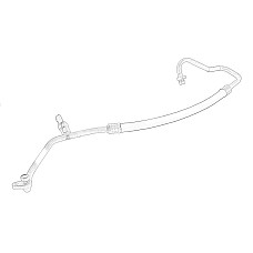 Conducta inalta presiune,aer conditionat Air conditioning hose/pipe compressor/condenser FWD vehicles gas R134A with sensor  NISSAN NT400 CABSTAR OPEL MOVANO B RENAULT MASTER III 2.3D/2.5D 02.10- OE RENAULT 92 49 062 93R