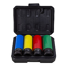 "Set scule Set tubulare impact dimensiune tubulara: 1/2"" 4 buc lung impachetare: cutie de plastic" MAMMOOTH MMT A169 017