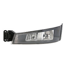 Far faza lunga Lampa de ceata Stanga H7x2 cu lumini curbe rama neagra 24V VOLVO FH II 01.12- GIANT 131-VT13232BL