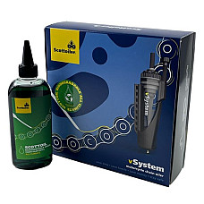 Accesorii moto Kit lubrifiere lant vSystem PL olej biodegradowalny Scottoiler culoare verde SCOTTOILER SO 1205