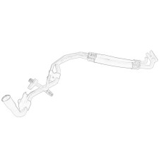 Conducta joasa presiune,aer conditionat Air conditioning hose/pipe double from partition wall to condenser and dryer  NISSAN INTERSTAR OPEL MOVANO A RENAULT MASTER II 1.9D-3.0D 07.98- OE RENAULT 82 00 191 483