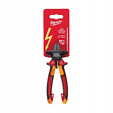 "Cleste, rotire piston Pliers side length: 160mm 6"" jaws: for cutting hardened cutting edges handle: anti-roll/of plastics" MILWAUKEE 4932464567