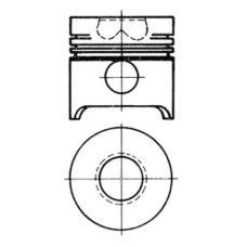 Piston FIAT 800 Serie KOLBENSCHMIDT 90654600