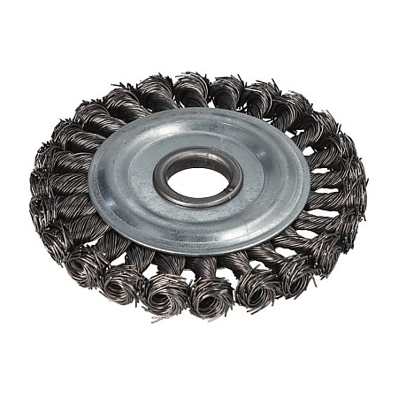 Suport disc abraziv, polizor multifuncional Brush for cleaning circular rippled straight wiry 1pcs 120mm intended use material: metal / steel MAMMOOTH M.CB.O22.B120X0.3