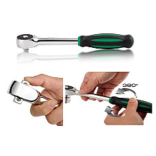 "Cheie cu clichet Miner cu clichet 1/2"" lungime 290 mm" TOPTUL CJTV1629