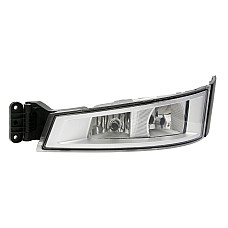 Far faza lunga Lampa de ceata Stanga H7x2 cu lumini curbe rama de argint 24V VOLVO FH II 01.12- GIANT 131-VT13232AL