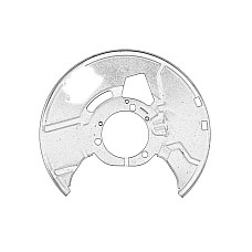 "Protectie stropire,disc frana Capacul discului de frana Fata Stanga 17"" CHEVROLET MALIBU OPEL INSIGNIA A INSIGNIA A COUNTRY 1.4-2.8 07.08-" OE OPEL 22810890