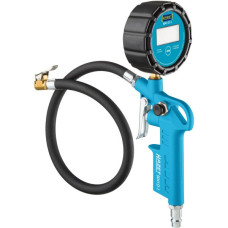 Inflating guns and manometers Jet wash gun for pumping digital pressure bar: 12 bar agricultural vehicles buses delivery cars passenger cars Trucks HAZET HAZ 9041D-1
