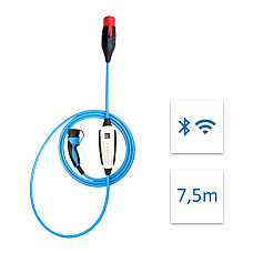 Dispozitiv de incarcare ca, vehicul electric AC charger EVSE mobile charger NRGkick 32A Standard phases quantity: 3 22kW colour: blue/grey cable type 2 with power adapter NRGkick 32A 7.5m Standard DINITECH . NRG12701001