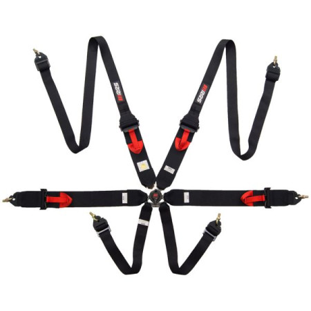 Centura de siguranta Interior accessories 6-point 3-inch belts colour: red fIA Certification RRS RRS0071CZA/2023