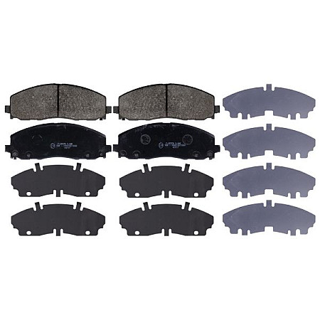 Set placute de frana Fata CHRYSLER PACIFICA VOYAGER V DODGE GRAND FIAT FREEMONT JEEP WRANGLER IV LANCIA VOYAGER 2.0-3.8 10.07- FEBI BILSTEIN 116061