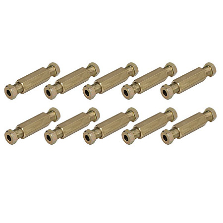 Coenctori Connector gas 180 - copper pipes - brass - 10 pcs P.P.H.U. GOMET LPG GZ-230/6/6 X10