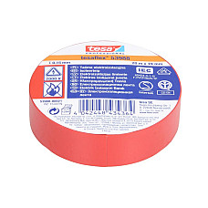 Alte componente GPL PVC tape for electric installations TESA width:19mm length: 20m - red P.P.H.U. GOMET LPG GZ-TESA 53988R - 20 M