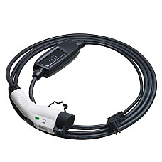Dispozitiv de incarcare ca, vehicul electric AC charger EVSE mobile charger Akyga AK-EC-05 phases quantity: 1 37kW colour: neagra/white cable type 1 with cover with power regulation Akyga AK-EC-05 Type1 ControlBox 16A 5m - ladowarka do s AKYGA AK-EC-05