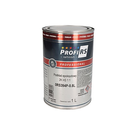 Grund / Primere Primer epoxy grey 16L with hardener type of application: gun proportions: 1:1 application for the surface: car body undercarriage thinner: 0RS404P-1L PROFIRS PROFESSIONAL 0RS394P-1.6L