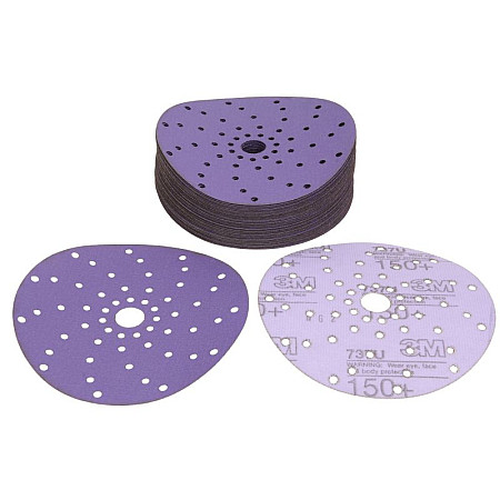 Abrazivi Disc abraziv Cubitron II fibra P150 diametru: 150mm culoare: violet 50buc 3M 3M51421