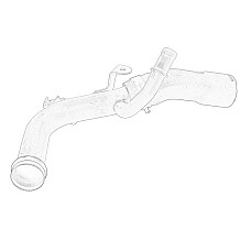 Cuplaj conducta lichid racire Cooling system plastic hose NISSAN NV400 OPEL MOVANO B RENAULT ESPACE IV LAGUNA LAGUNA III LATITUDE MASTER III 2.0D/2.3D 01.06- OE RENAULT 21 04 708 94R