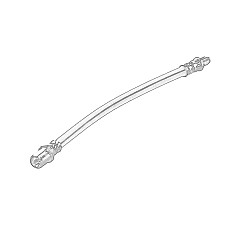 Furtun frana Furtun/conducta de frana Dreapta/Stanga Spate flexibil lungime 300mm IVECO DAILY II 01.89-05.99 OEM 93822394Z