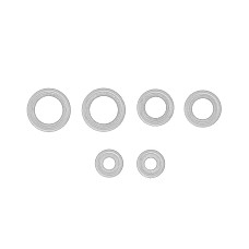 &quot;Inel de Etanare, conducta de agent frigorific Air-conditioning compressor sealing 2x8mm 2x1/2&quot;&quot;2x5/8&quot;&quot; FORD C-MAX II ECOSPORT FIESTA VI FIESTA VII FOCUS III GALAXY III GT KA+ III KUGA II MONDEO V S-MAX 1.0-5.0