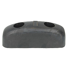 Bara de protectie Overrun bumper rubber spring 125x40x45mm with 2 openings CARGOPARTS CARGO-C029