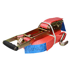 Chinga fixare Transporting belt 12m/115+05m ERGO2 rated voltage power Stf: 550daN strength: 2500/5000daN with a a ratchet CARGOPARTS PK12M-01-5T-LH/2