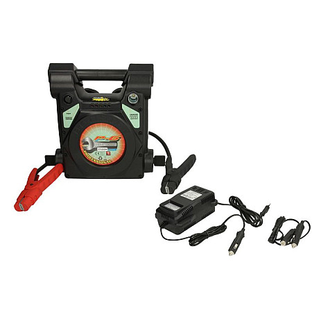 "Roboti de pornire ""BOOSTER"" Dispozitiv de pornire BOOSTER model: P6 tensiune: 12V cCA: 850A curent de pornire maxim: 2500A greutate: 98 kg Aparatul contine baterie" LEMANIA ENERGY 0XLMP62500