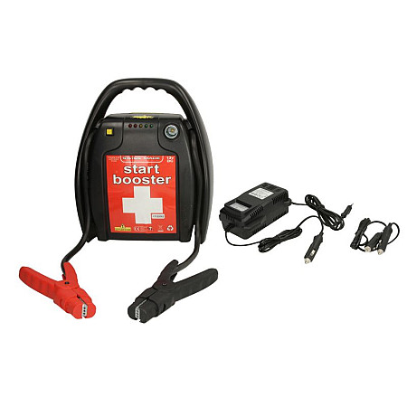 "Roboti de pornire ""BOOSTER"" Dispozitiv de pornire BOOSTER model: P10 tensiune: 12V cCA: 850A curent de pornire maxim: 2500A greutate: 87 kg Aparatul contine baterie" LEMANIA ENERGY 0XLMP102500