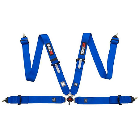 Centura de siguranta Interior accessories 4-point 3-inch belts colour: blue fIA Certification RRS RRS0001NIE/2023